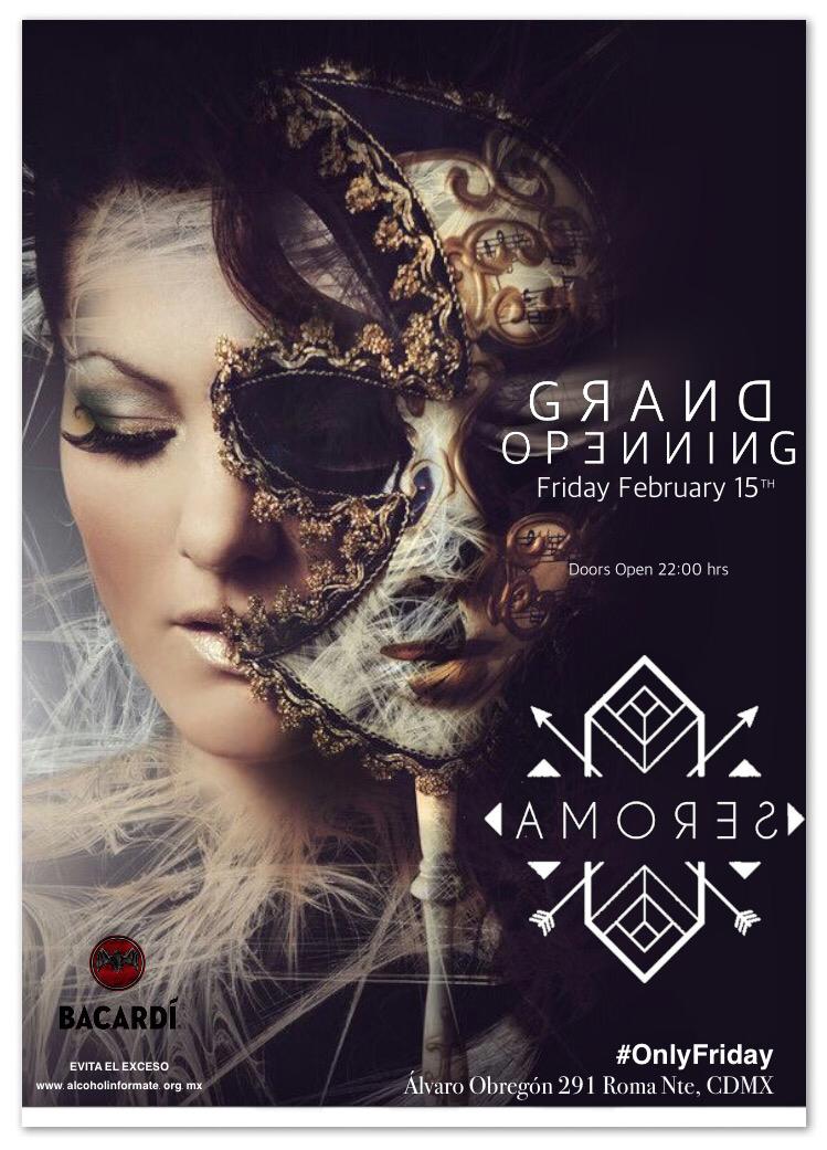 Amores Club Roma Grand Opening | Promociones | Reserva tu mesa |