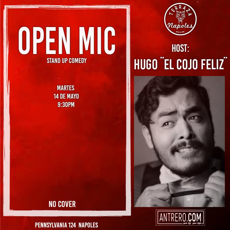 stand up el cojo feliz terraza napoles